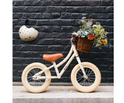 Bicicleta Banwood sem pedais First Go! Bonton Cream