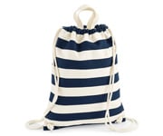 Mochila Saco Nutica Natural-Marinha Personalizvel