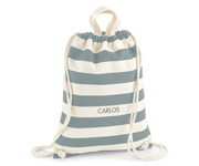 Personalised Natural-Grey Rucksack