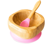 Bowl Bamb Rosa Eco com colher