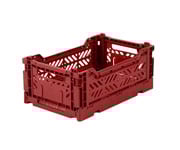 Lillemor Folding Crate Mini Tile Red