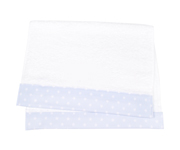 Personalised Classic Star Blue Nursery Towel