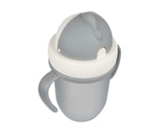 Tazza con Cannuccia Silicone Matt Grigio 210ml