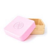 2 Cajitas para Snack de Bamb Rosa/Gris