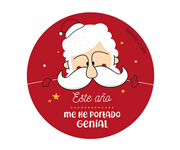1 Distintivo Pap Noel: Me he portado genial