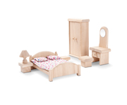Dormitorio Clsico para Casa de Muecas