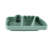 Prato Compartimentos Antiderrapante Stick & Stay Croco Green