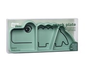 Prato Compartimentos Antiderrapante Stick & Stay Croco Green