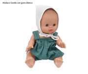 Gorro Cutie para boneca Taupe