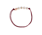 Pulseira Bumper Personalizada Bordeaux