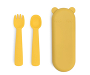 Feedie Fork & Spoon Yellow