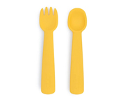 Feedie Fork & Spoon Yellow