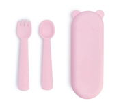 Feedie Fork & Spoon Pink
