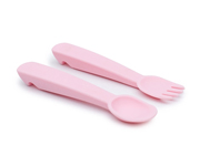 Feedie Fork & Spoon Pink