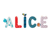 Fabric Letter D Lilliputiens