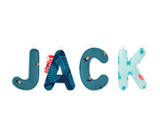 Fabric Letter D Lilliputiens