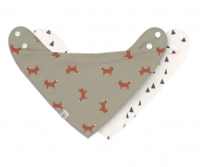 2 Bandana Mussolina Little Forest Fox