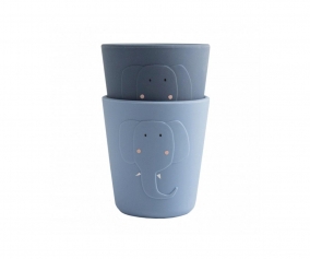 2 Silicone Cups Trixie Mrs. Elephant