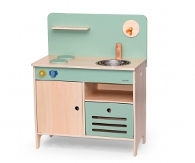 Cocina Madera Verde Pastel Trixie
