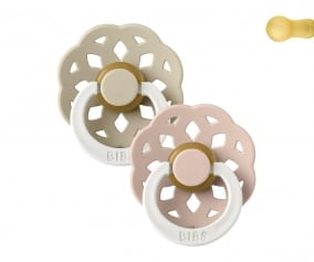 2 Sucettes BIBS Boheme Night Blush/Vanilla