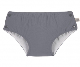 Swim Diaper Buttons Gray