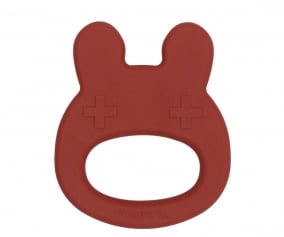 Silicone Teether Bunny Rust