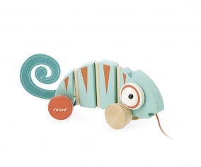 Pull-Along Chameleon Toy
