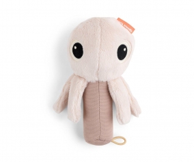 Pequeno chocalho com espelho Jelly Rosa Dusty
