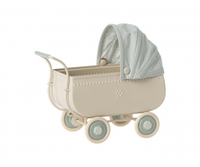 Carrozzina Maileg Micro Azzurro