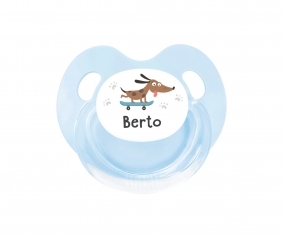 Chupete Personalizado Retro Skater Dog