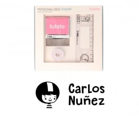 Sello Personalizado Piloto + Cinta Blanca para Ropa Oscura