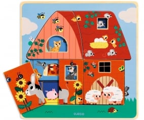 Puzzle  3 niveaux Ferme