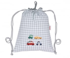 Vintage Cars Personalised Drawstring Backpack