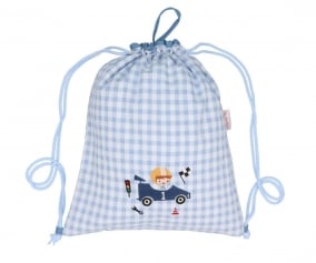 Personalised Speed Racers Drawstring Backpack