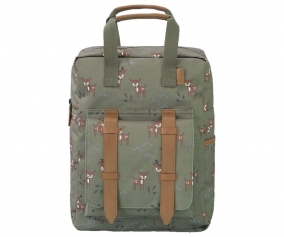 Mochila Colegio Cervatillo Verde Personalizable