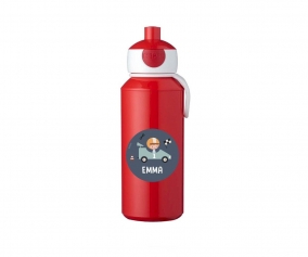 Botella Campus Pop-Up Personalizada Roja 400ml Speed Racers