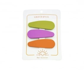Clips para Pelo Snap Chartreuse/Aster/Sienna
