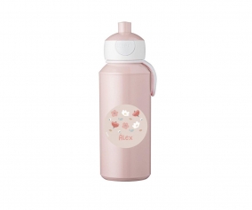 Botella Campus Pop-Up Personalizada Pink 400ml Little Garden