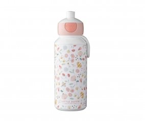 Garrafa Pop-up de flores e borboletas Campus 400ml