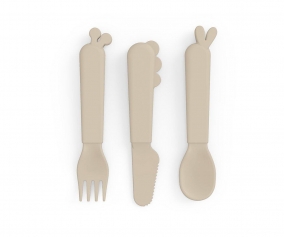 3 Couverts Kiddish Deer Friends Sand