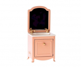 Mobile con Lavabo e Specchio Beige Maileg Miniatura