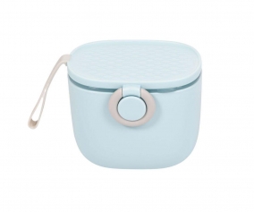 Dispensador de leite em p biodegradvel azul claro
