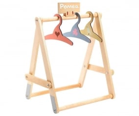 Porte-vtements et 3 Cintres Vtements Poupes