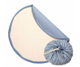 Sac Play & Go Classic Organic Gridblue