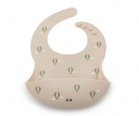 Little Hot Air Balloon Silicone Bib