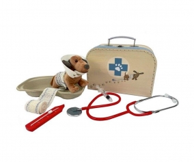 Veterinarian Briefcase with Puppy