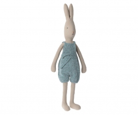 Coniglio Maileg Rabbit T4 con Pettorina Azzurra