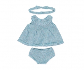 Conjunto Punto Vestido y Diadema 38 cm