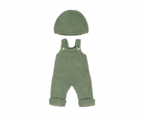 Conjunto Punto  Peto y Gorro 38 cm