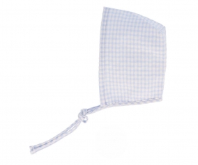 Gorro Vichy Azul Celete para Mueco